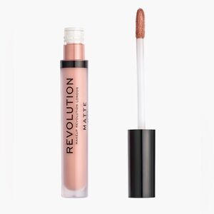 Revolution Matte Liquid Lipstick – Piece of Cake 101 (Nude Beige)